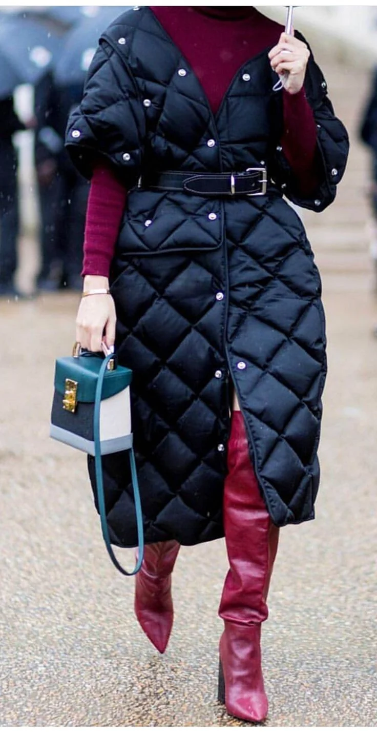 Стеганная сумка стрит стайл