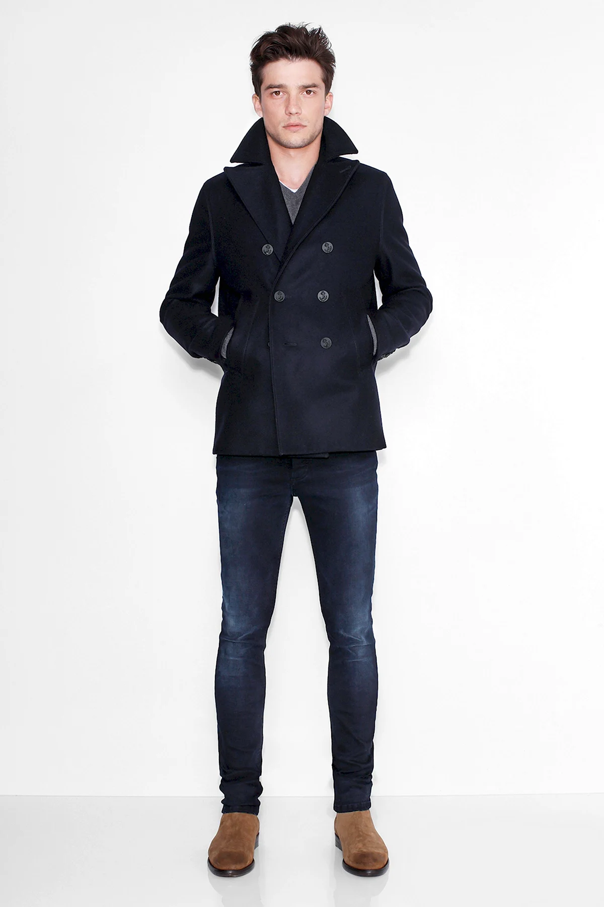 Zadig & Voltaire мужское пальто бушлат