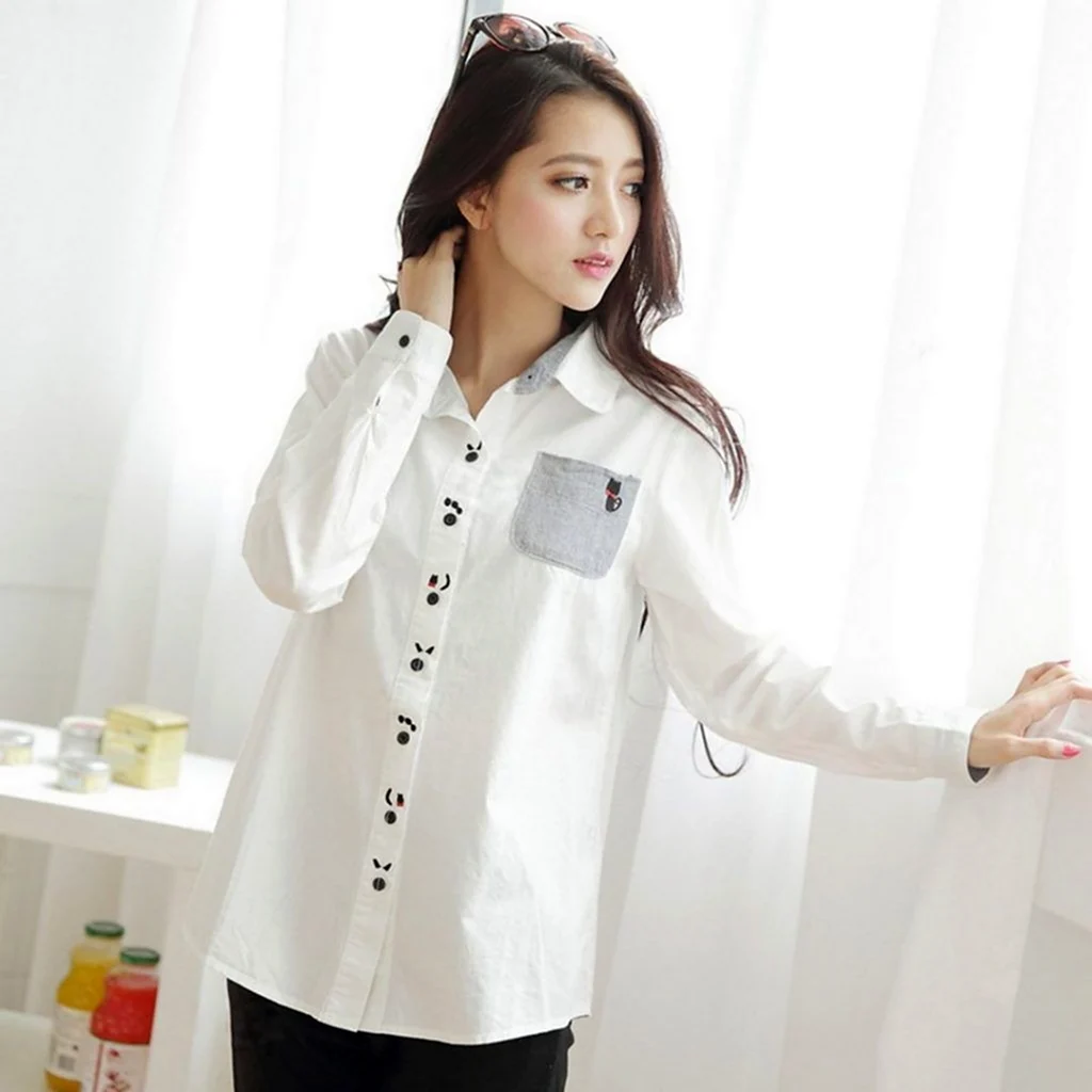 Рубашка женская в школу