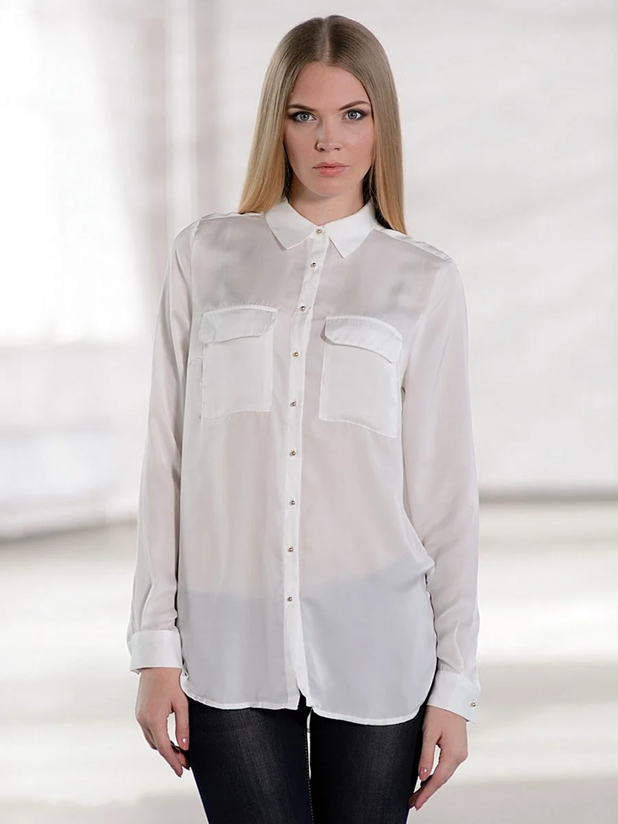Белая рубашка женская