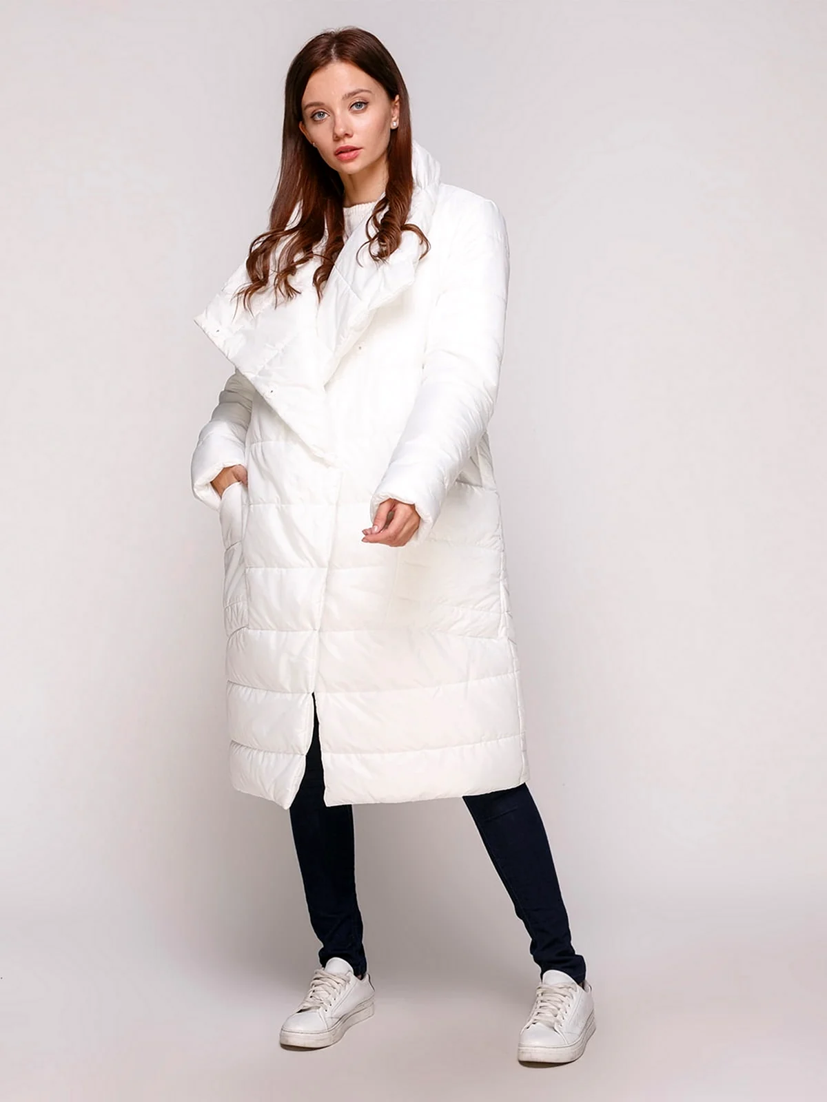 Белое пальто женское 2022