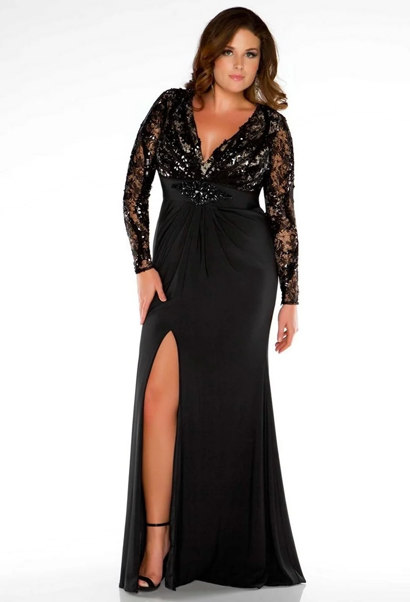 Вечерние платья плюс сайз