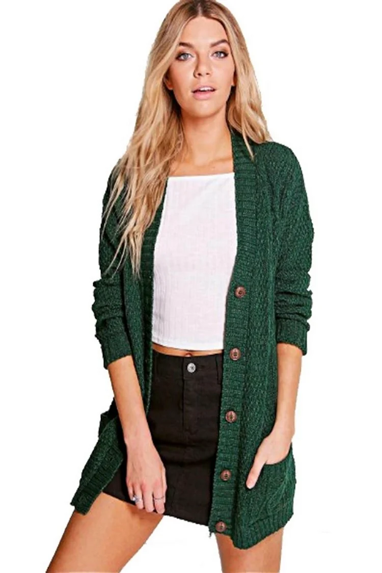 Кардиган на пуговицах