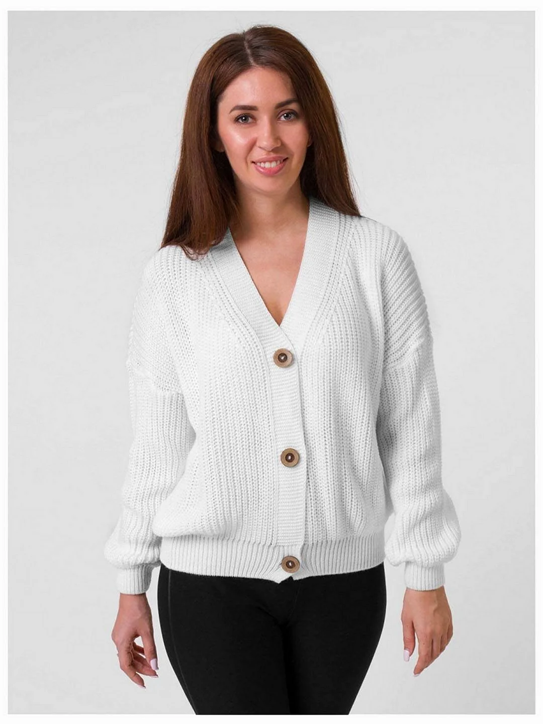 Кардиган на пуговицах