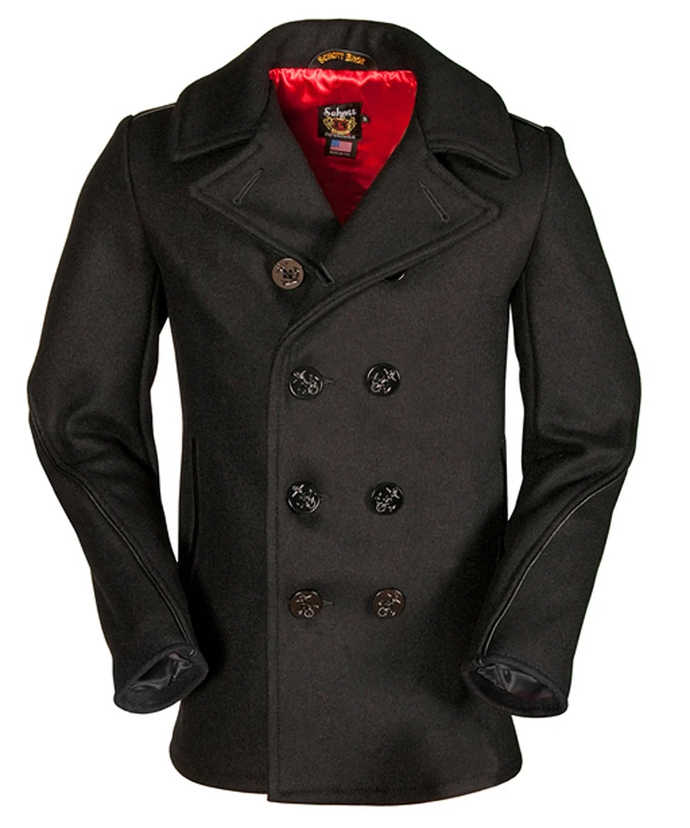 Schott Slim Fitted Pea Coat du753