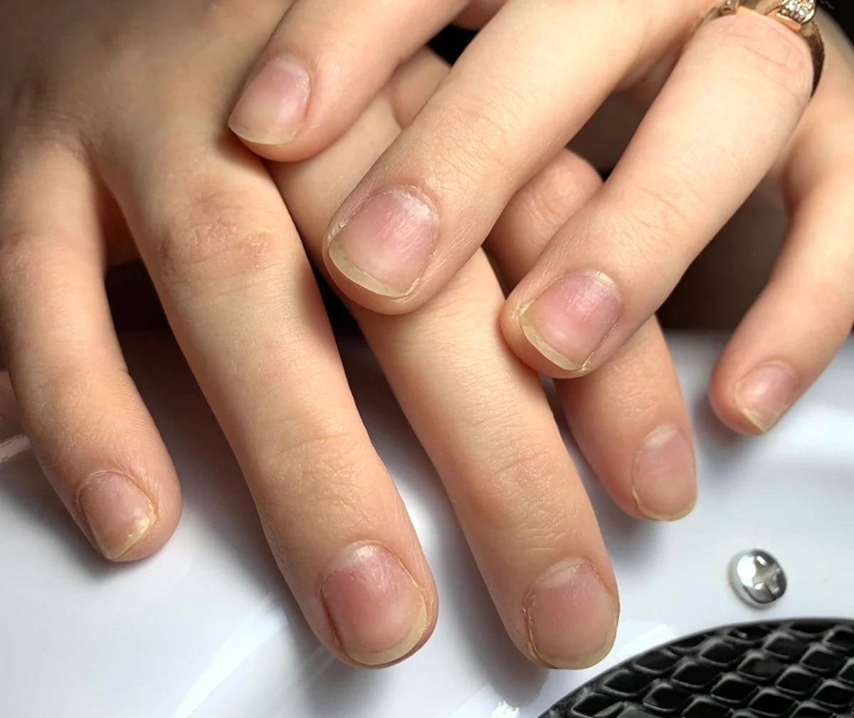 Наращивание ногтей гелем короткие