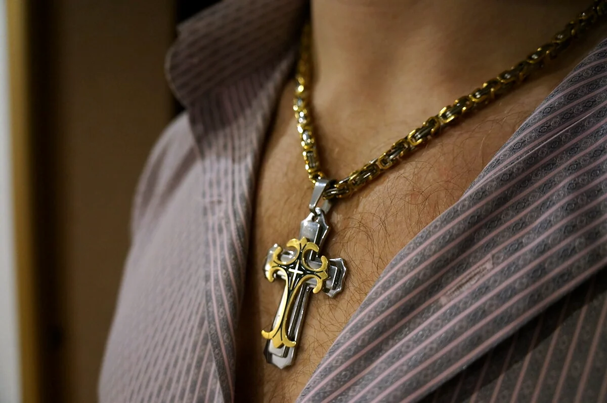 Доминик крест и цепочка