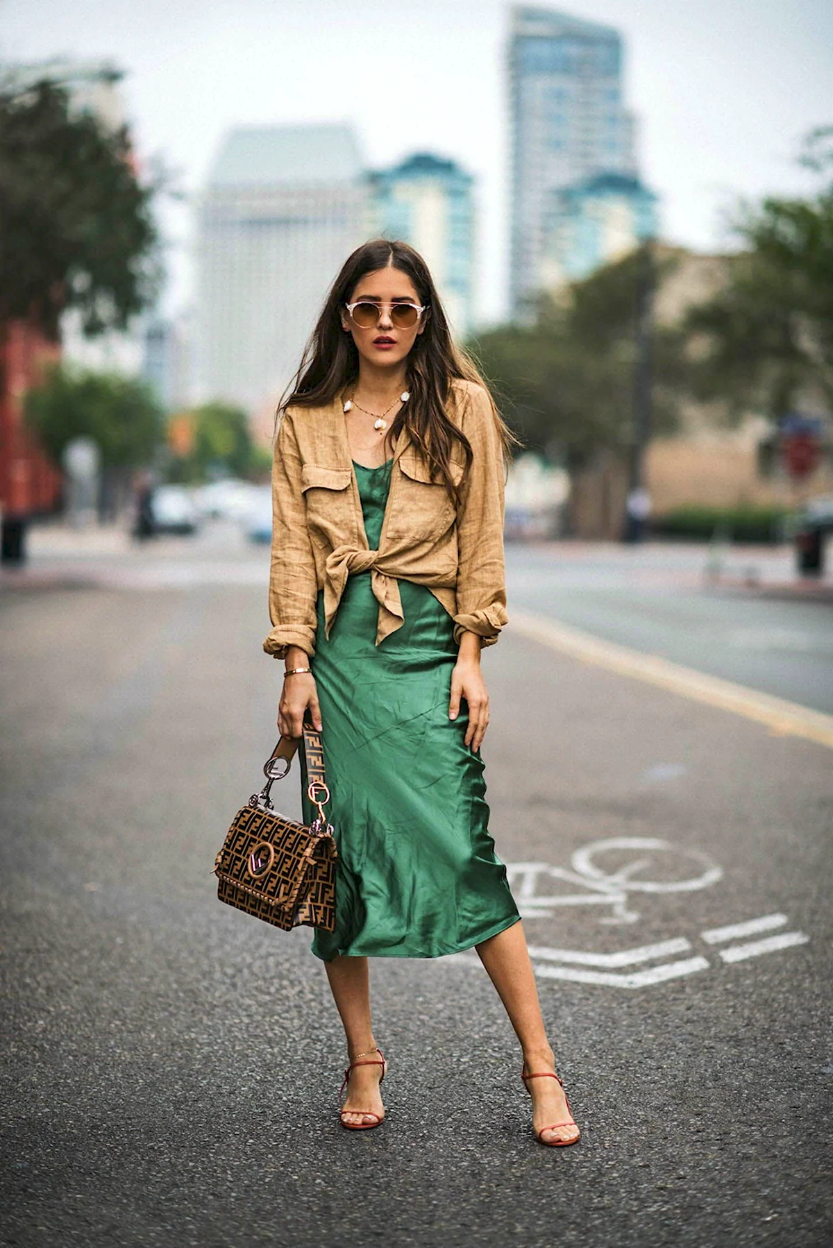 Платье комбинация стрит стайл