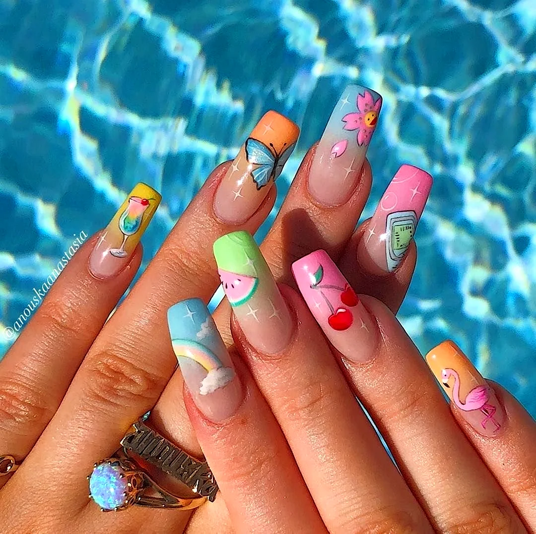 Летний маникюр