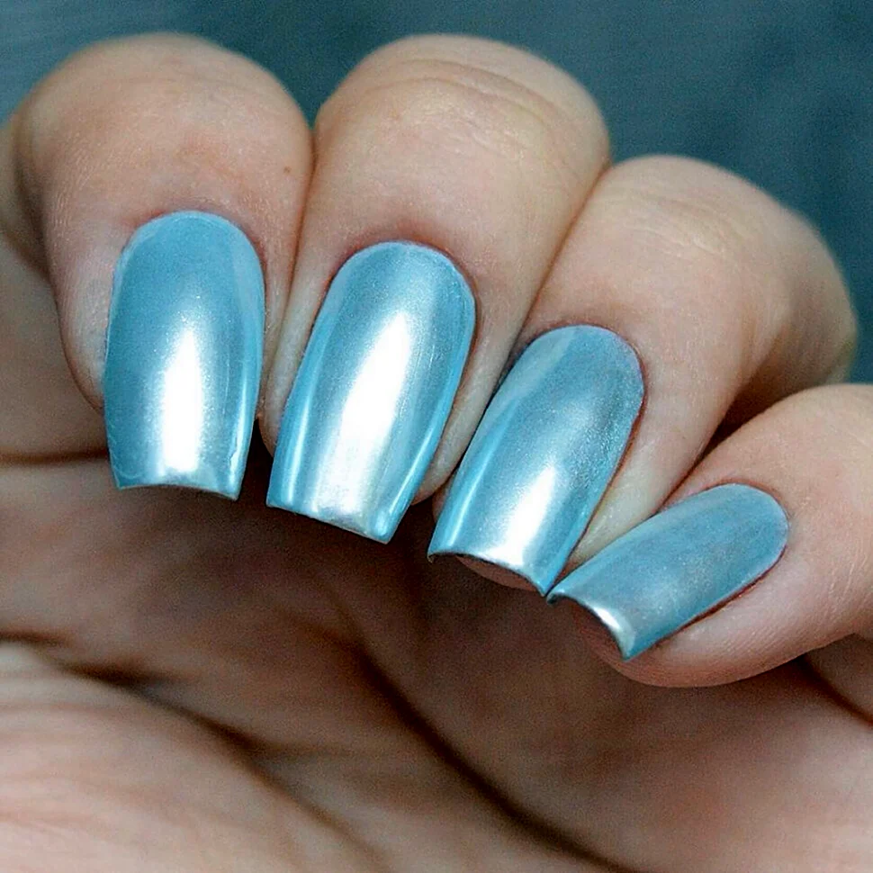 Втирка Жемчужная голубая