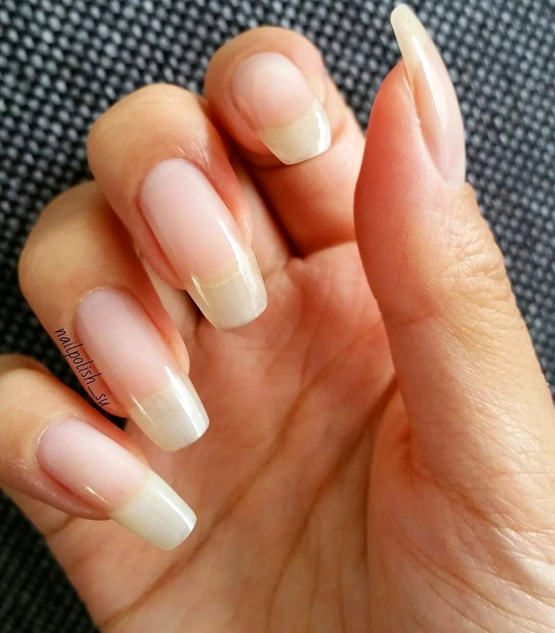 Длинные натуральные ногти