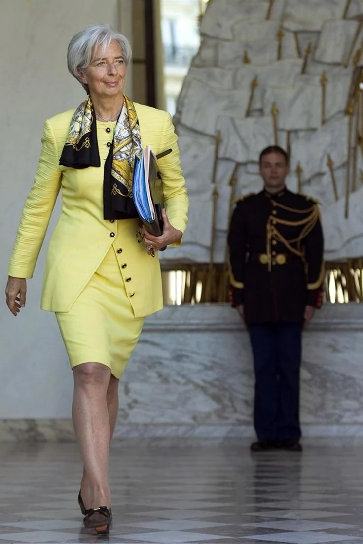 Кристин Лагард в молодости