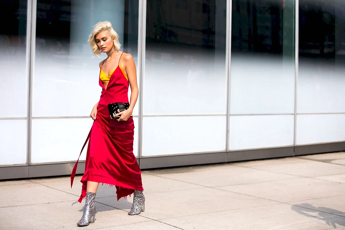 Платье комбинация