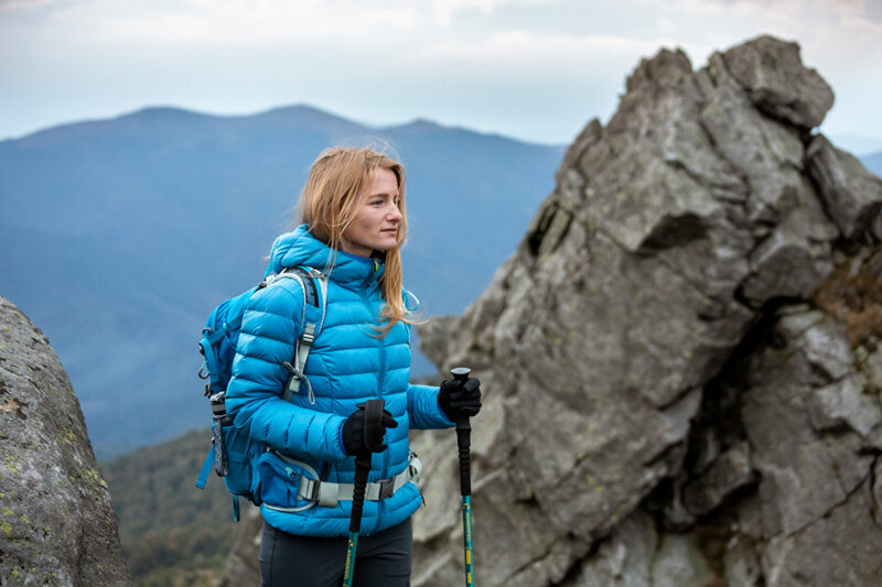 Водозахисна куртка для походів у гори