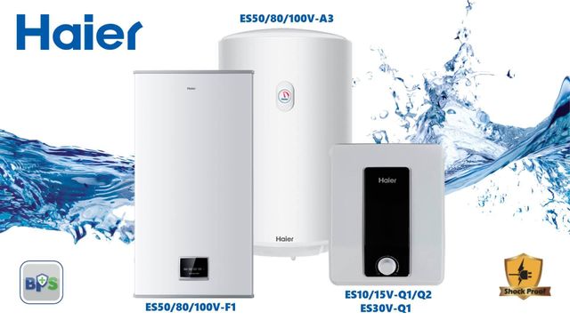 Компактні електричні водонагрівачі Haier