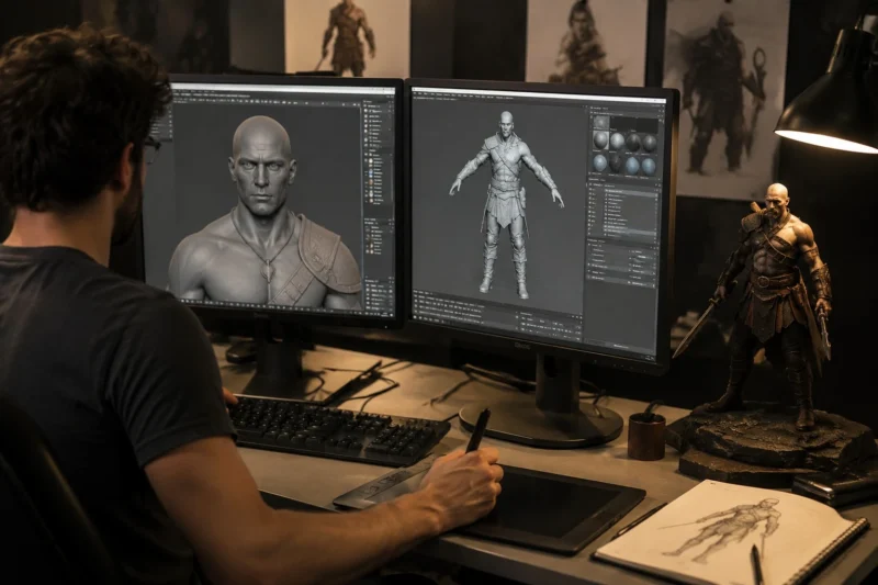 Як навчитись створювати 3D персонажів для ігор