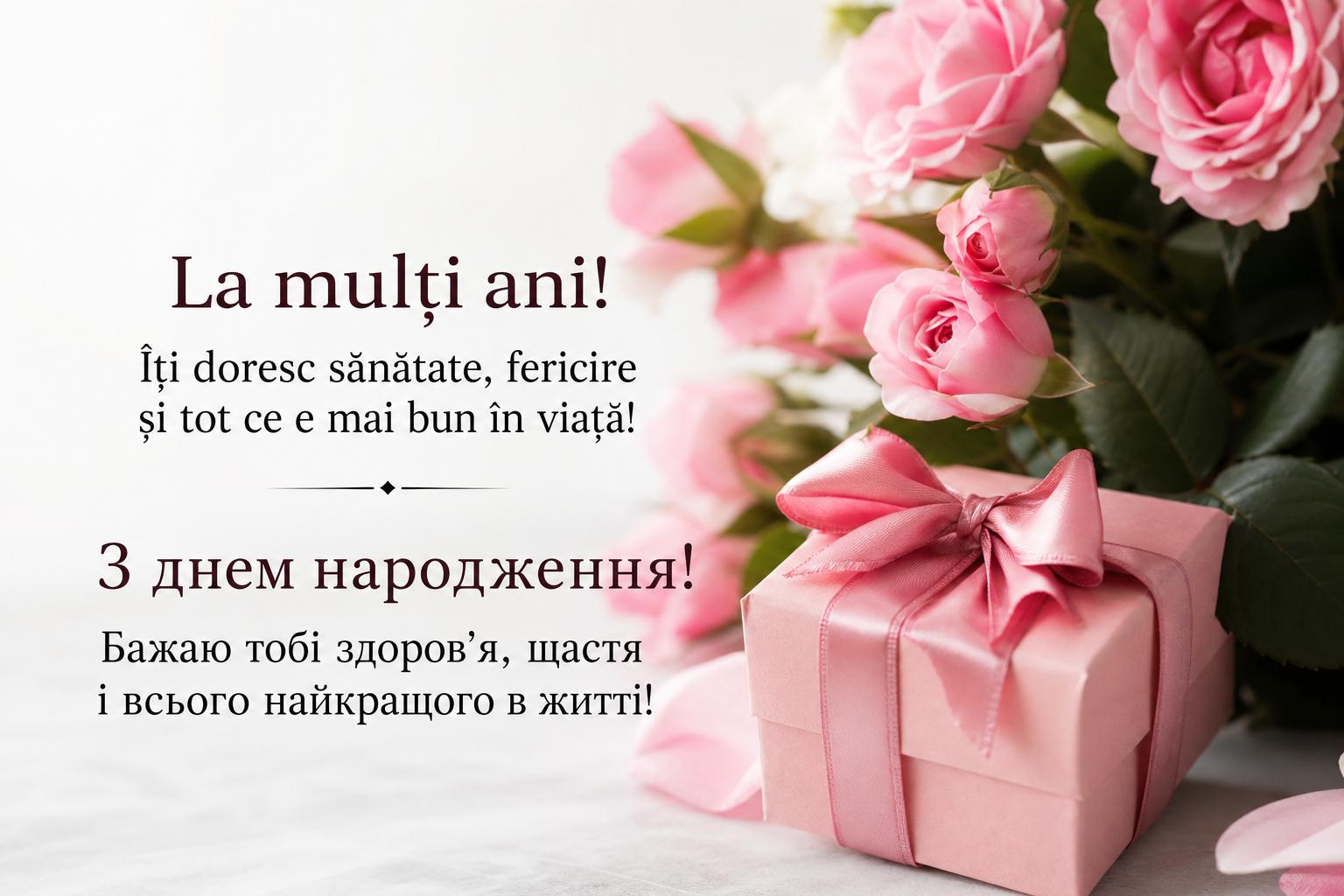 Привітання з днем народження румунською мовою з перекладом українською. Короткі побажання (для СМС) Привітання з днем народження румунською мовою з перекладом українською. Короткі побажання (для СМС)