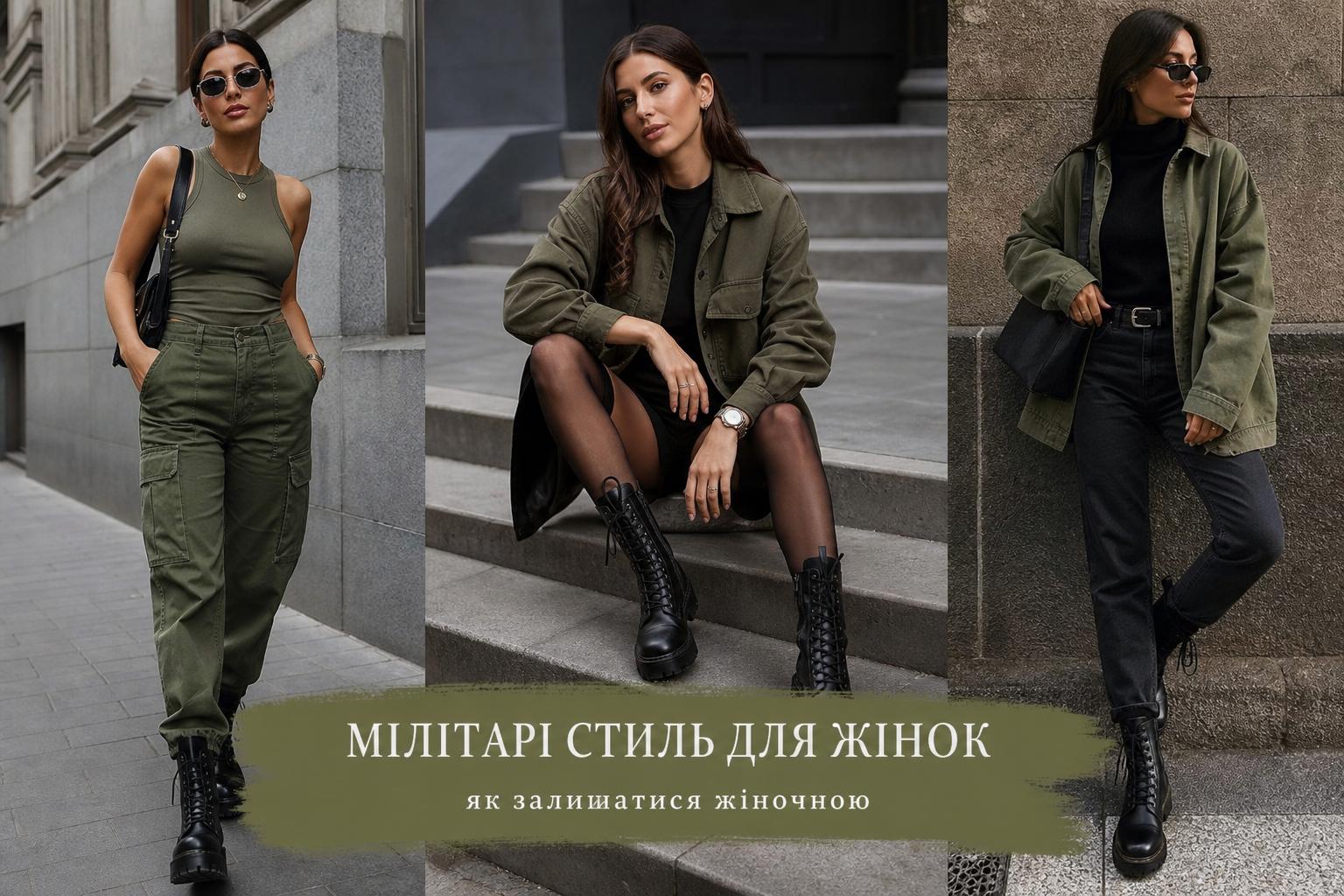 Стиль мілітарі в повсякденному житті: з чим поєднувати грубі черевики та хакі. Мілітарі стиль для жінок: як залишатися жіночною Стиль мілітарі в повсякденному житті: з чим поєднувати грубі черевики та хакі. Мілітарі стиль для жінок: як залишатися жіночною