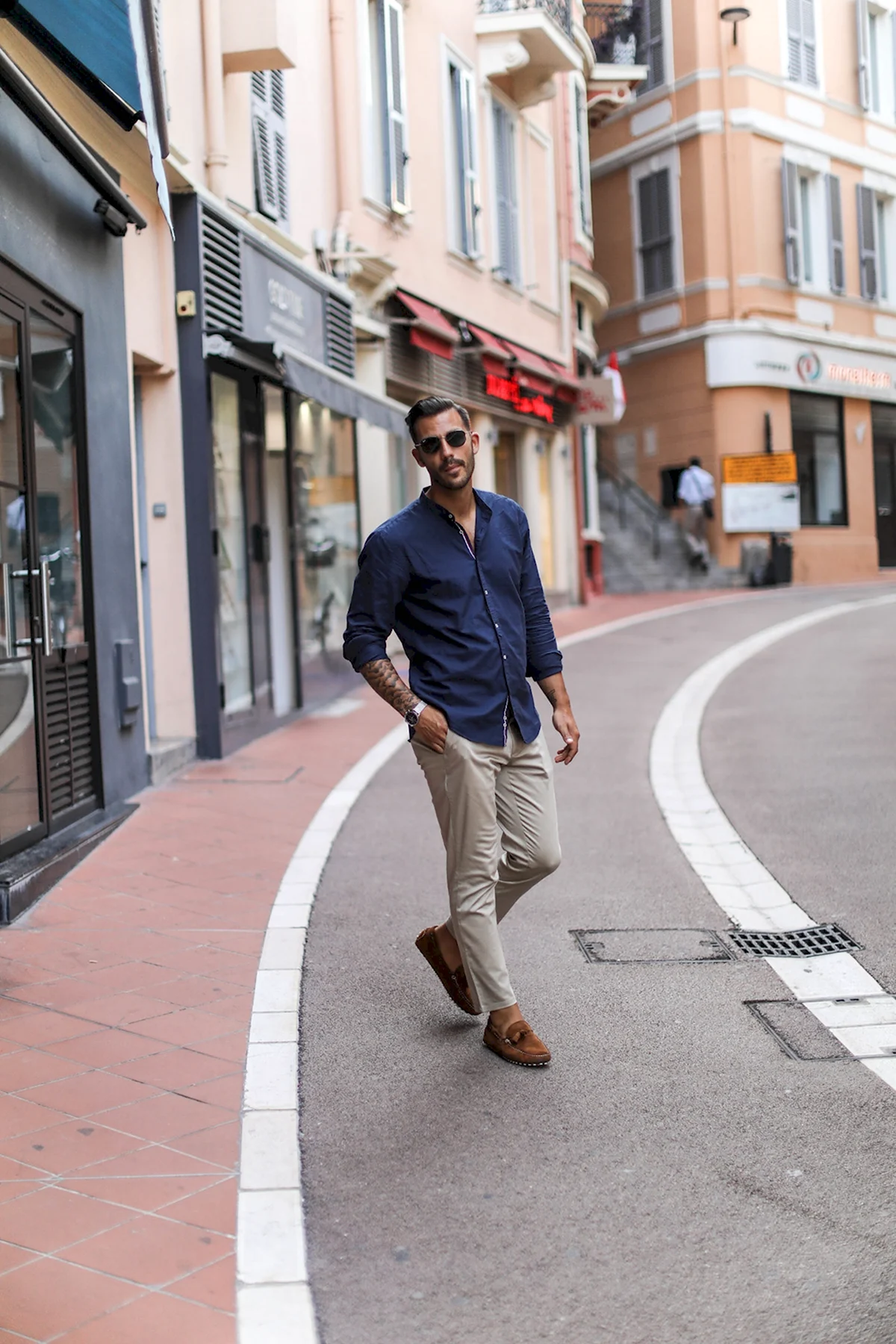 Топсайдеры с брюками