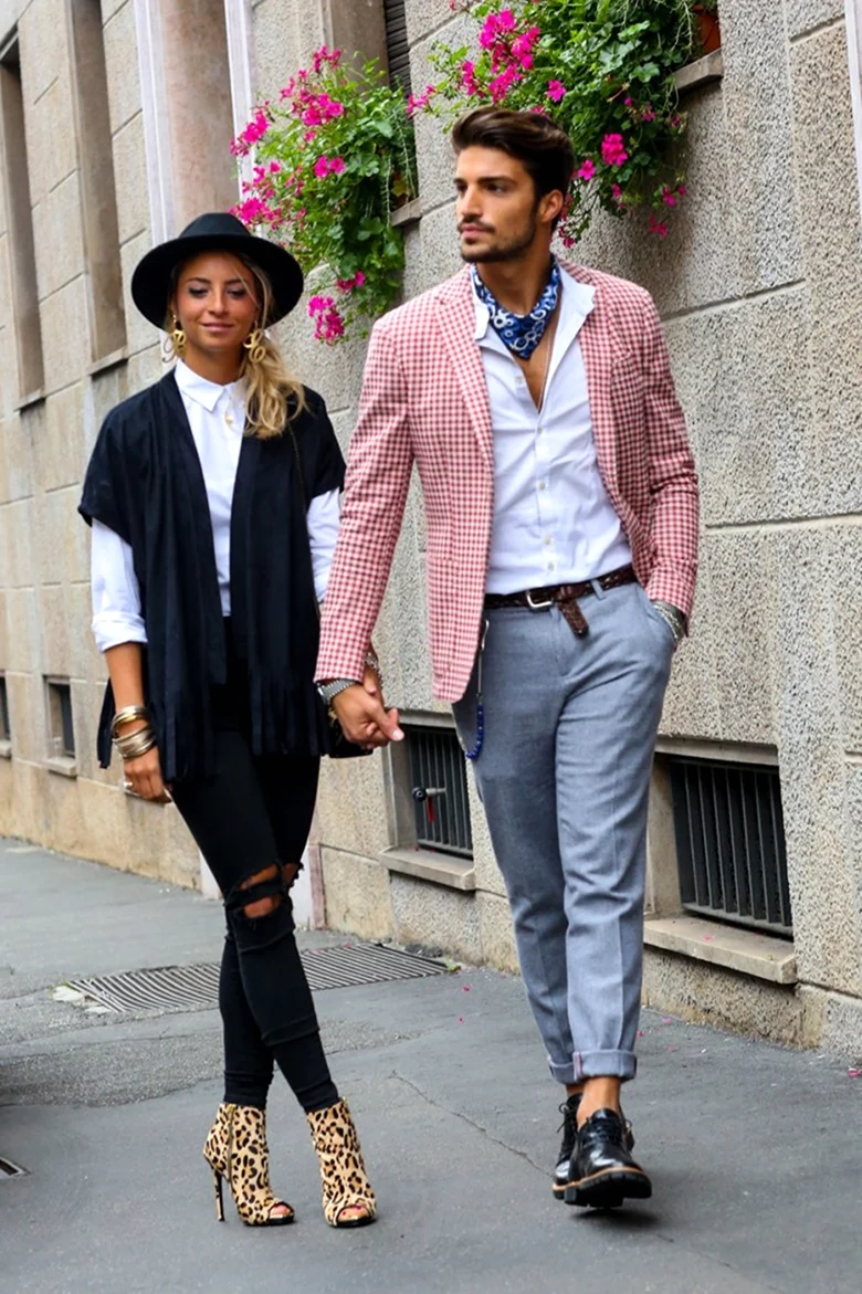 Итальянский стрит стайл мужчины