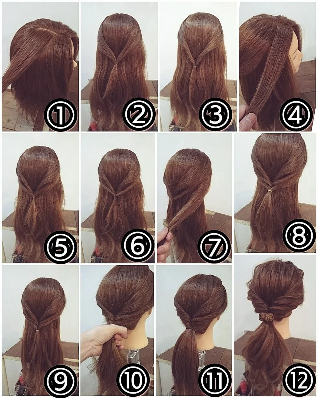 Лёгкие причёски