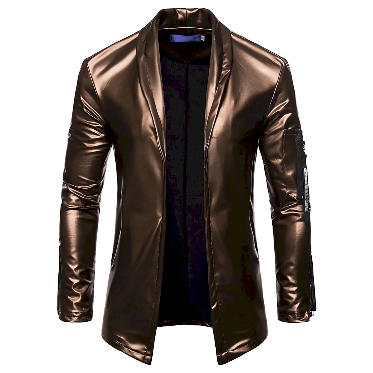 Кожаный пиджак мужской