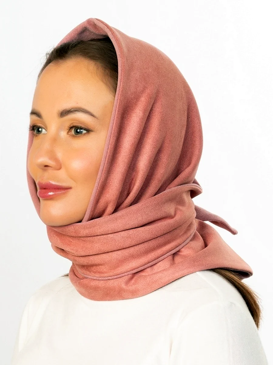 Косынка замшевая