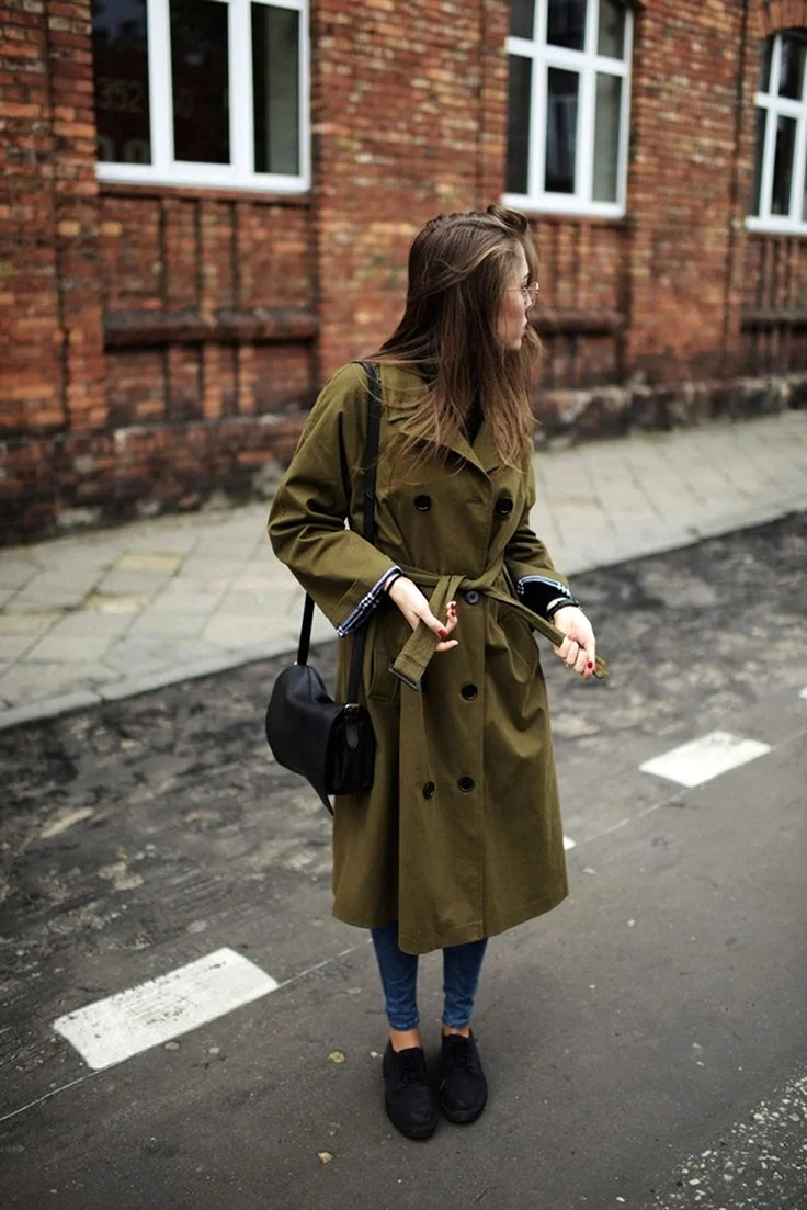 Тренч Marks Spencer хаки