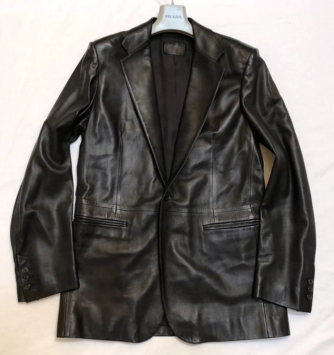 YSL кожаный пиджак 2010