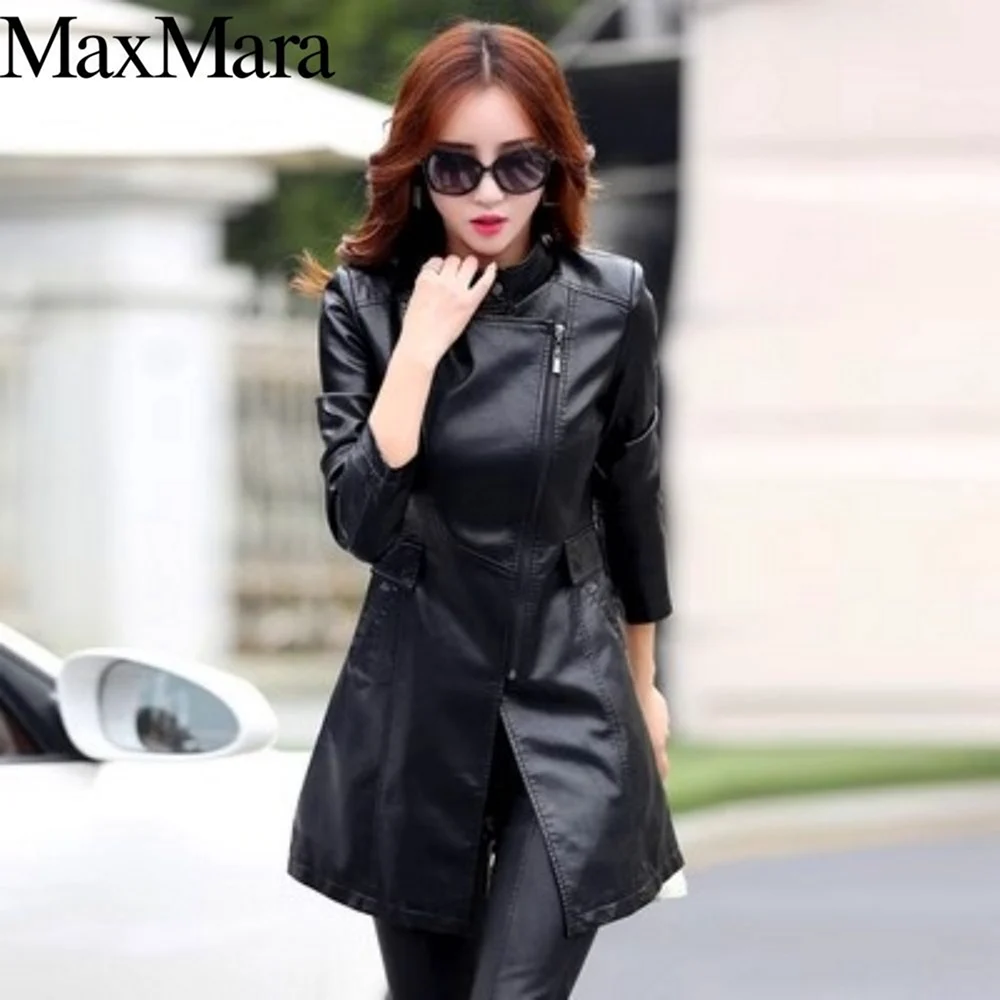 Кожаный плащ Boutique Kale