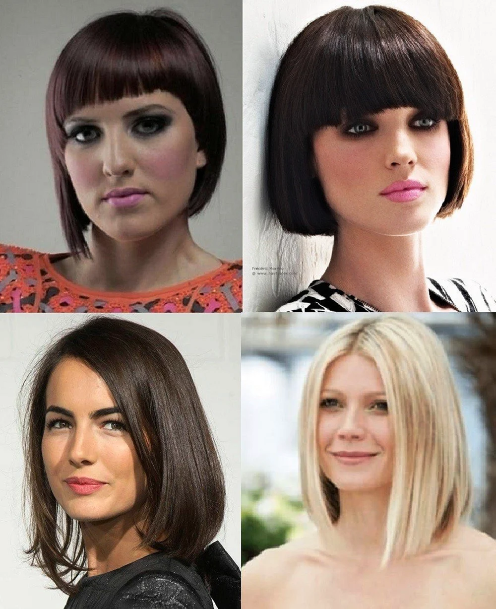 Каре для круглого лица