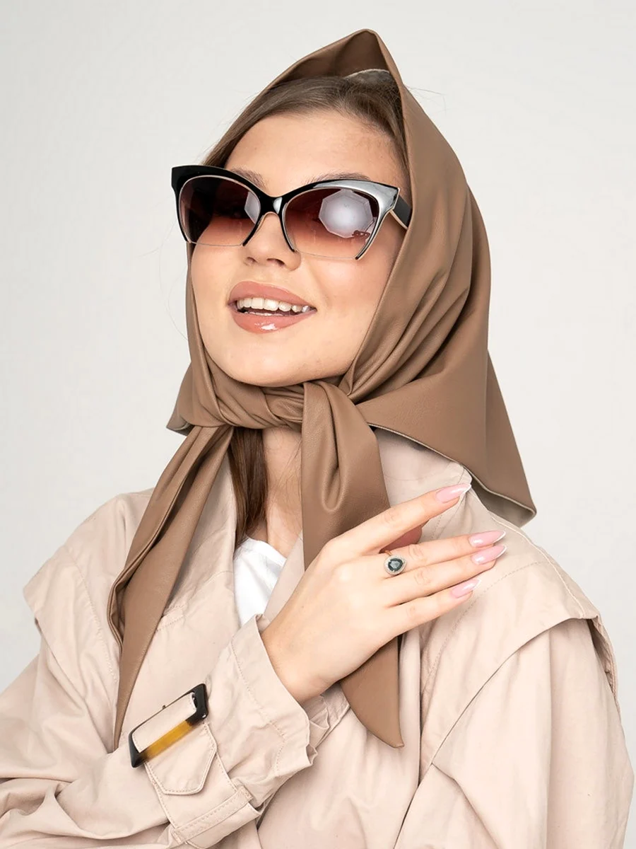 Кожаная косынка ТОПТОП