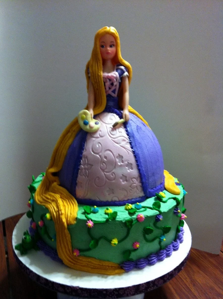Тортик принцесса Рапунцель