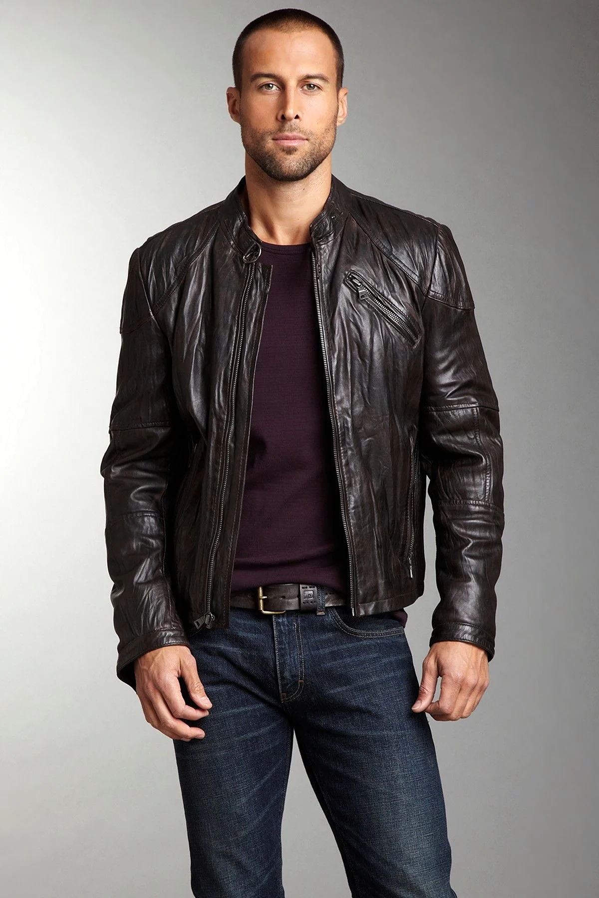 Kenneth Cole Leather Jacket