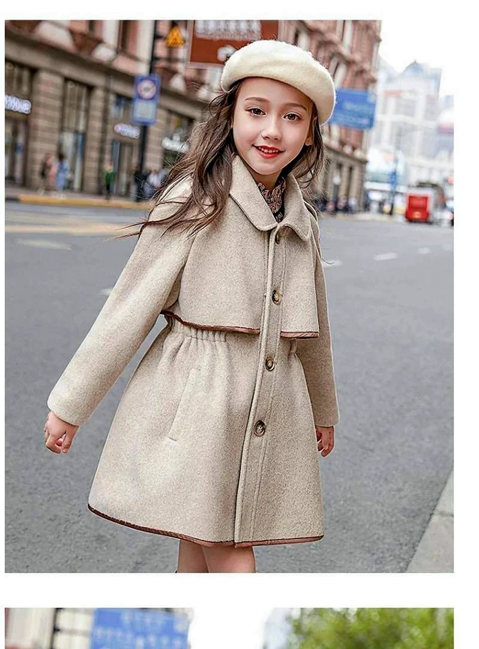 Пальто для девочки подростка