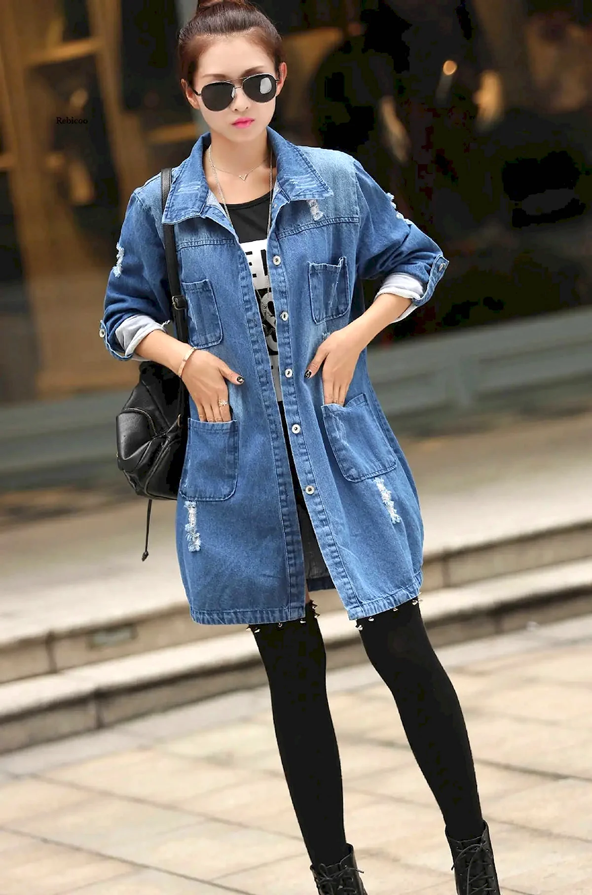 Куртка котон джинсовая женская коттон