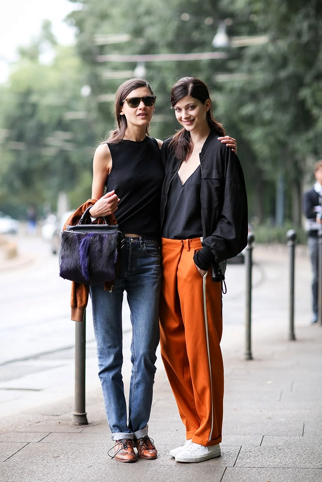 Итальянский стрит стайл женщины