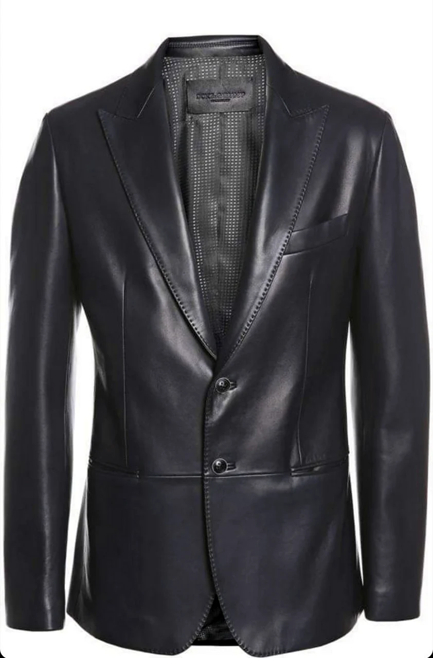 Дольче Габбана пиджак кожаный