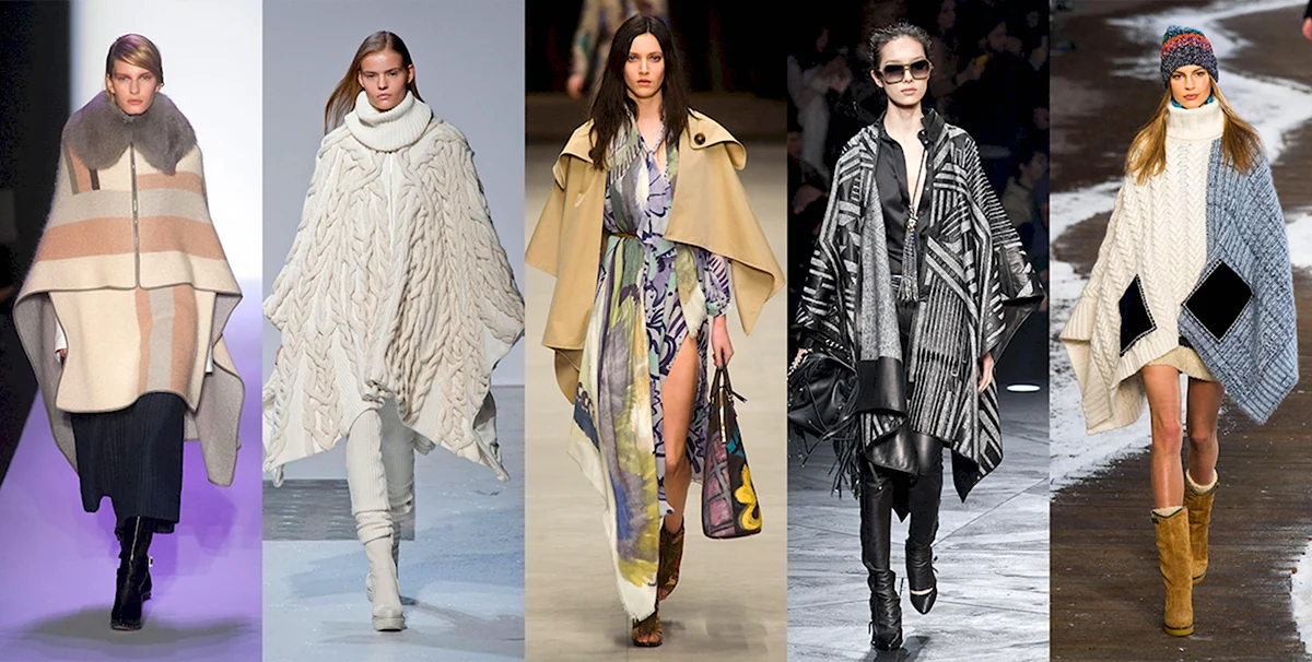 Пончо на толстой