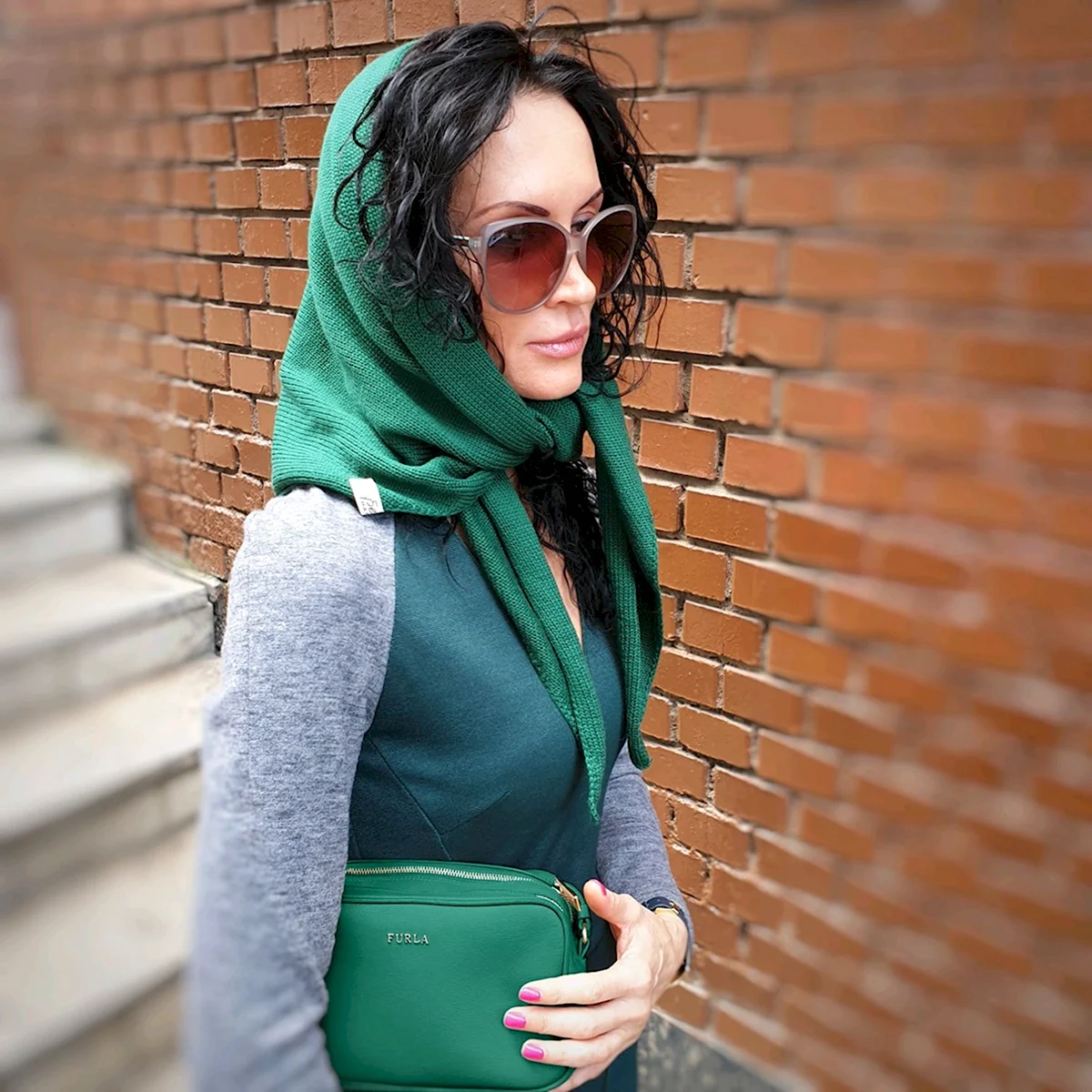 Косынка теплая