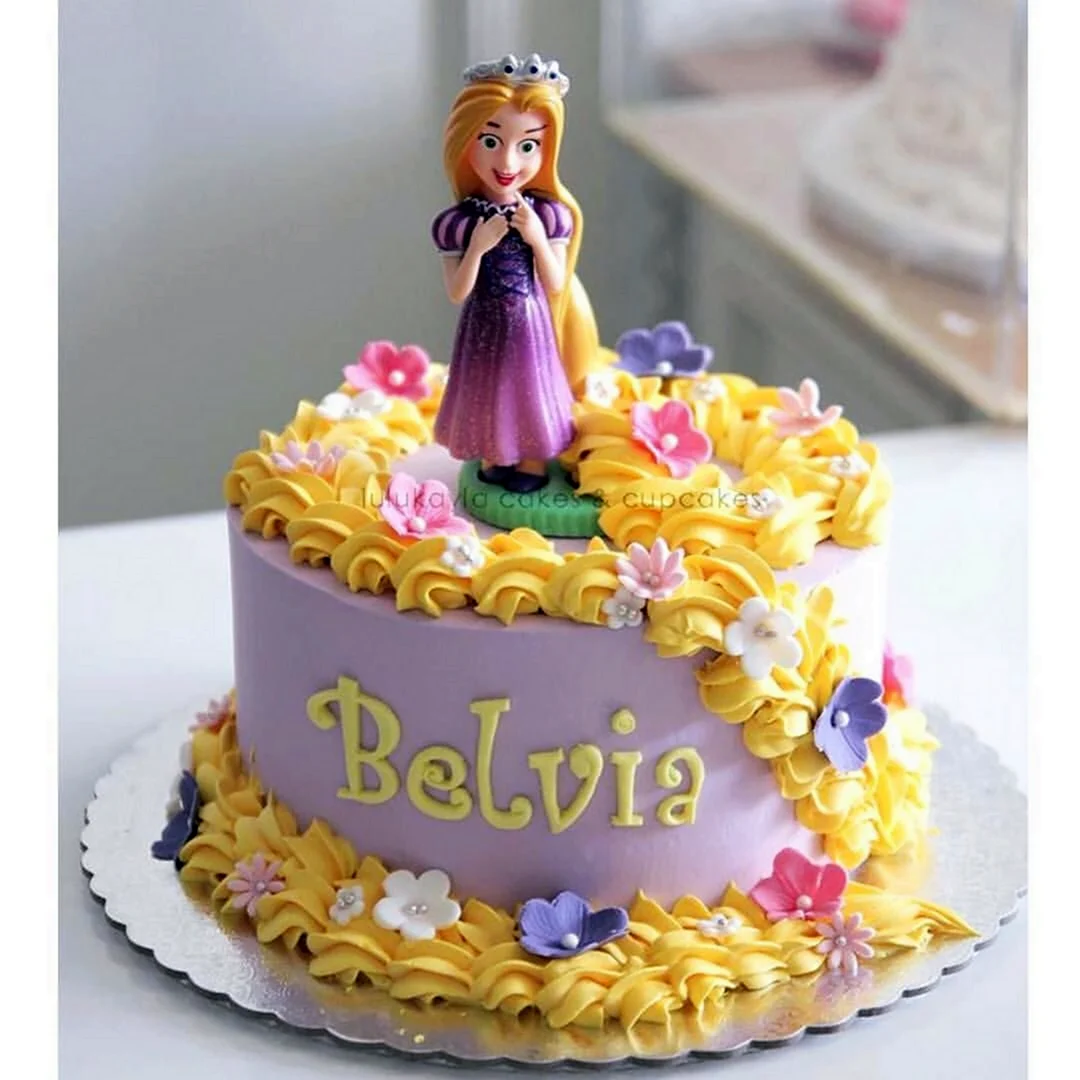 Торт Рапунцель Пинтерест