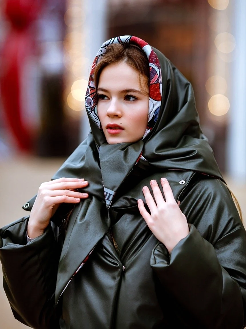 Кожаная косынка ТОПТОП