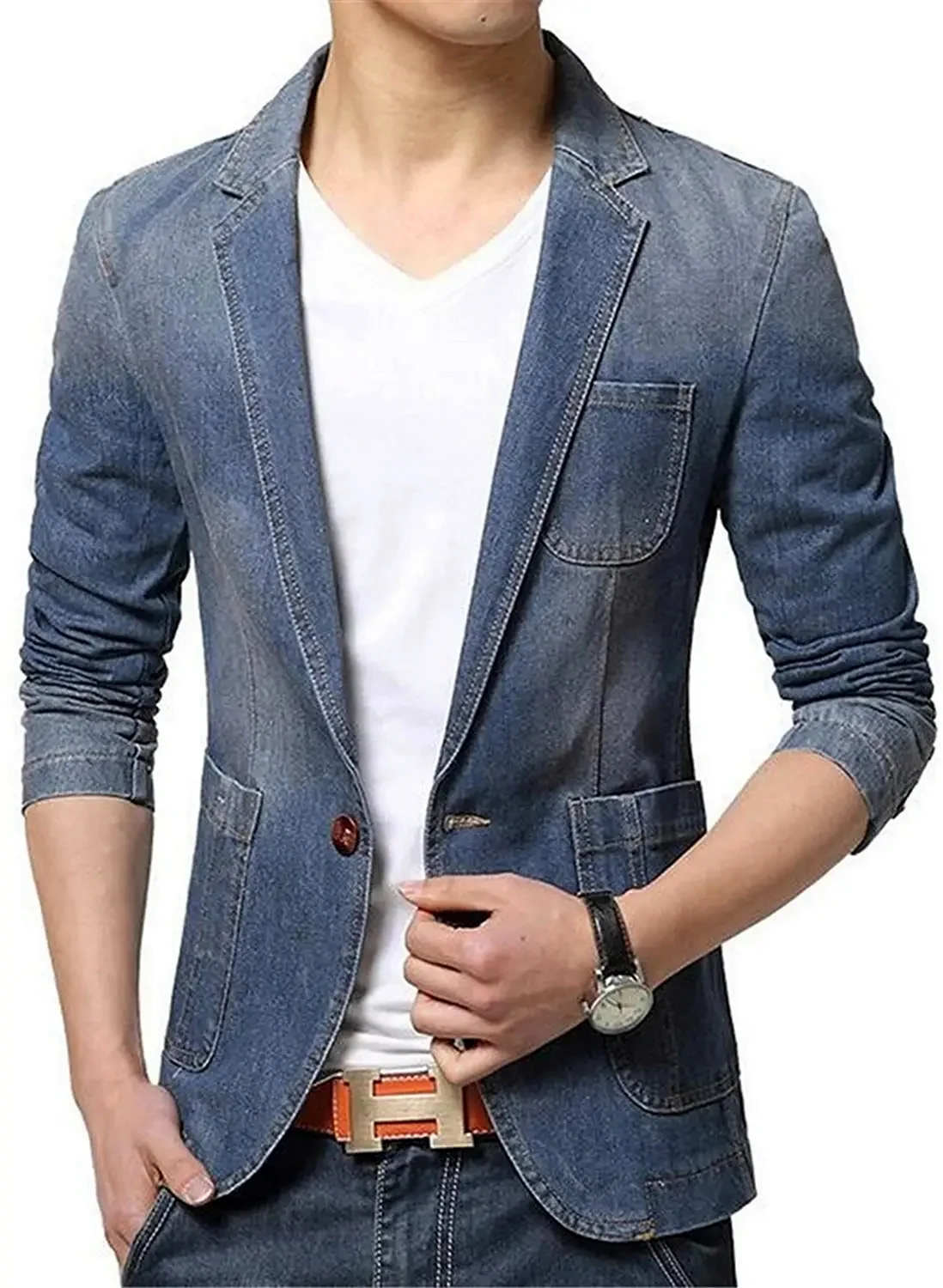 Мужской пиджак Casual Slim Fit