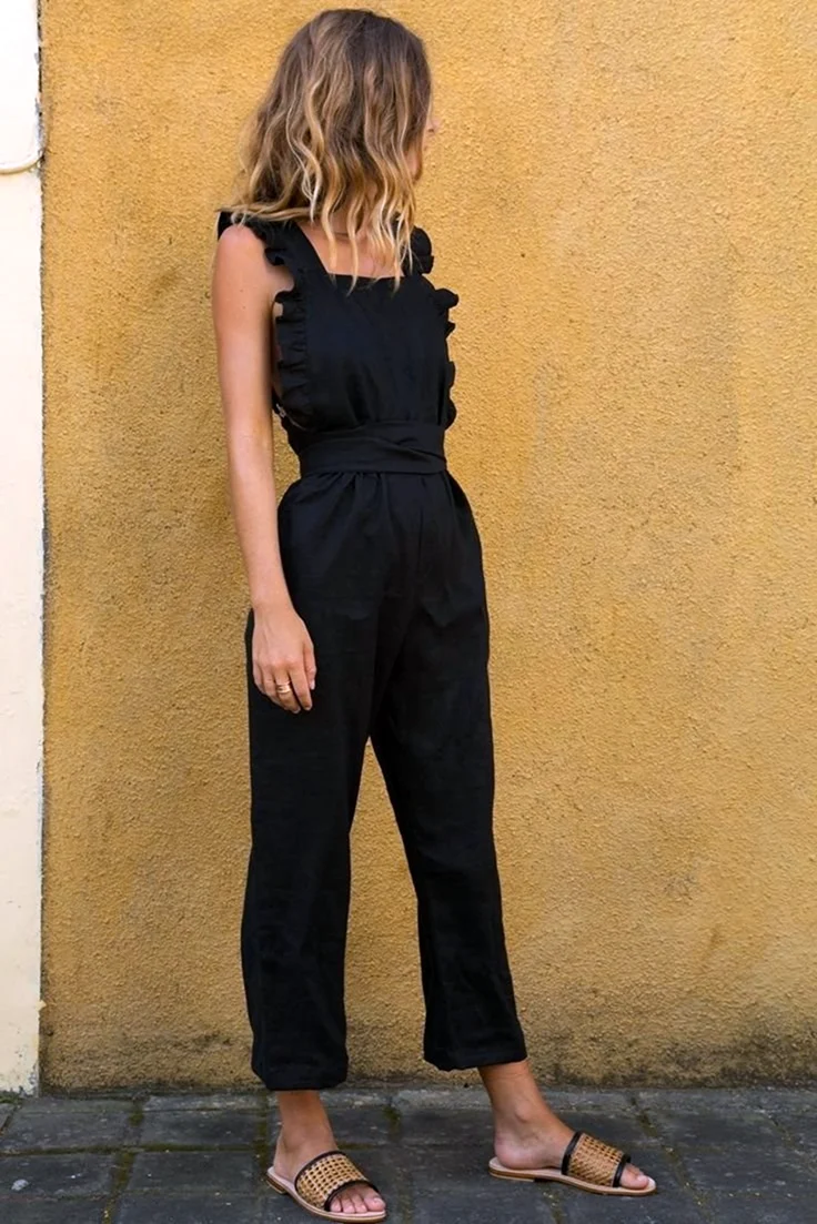 Прическа под комбинезон