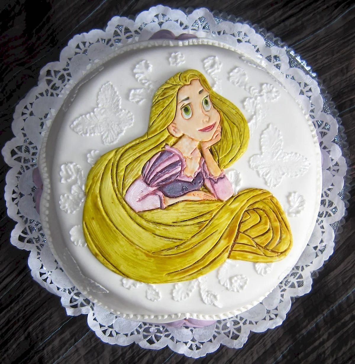 Детский торт Рапунцель