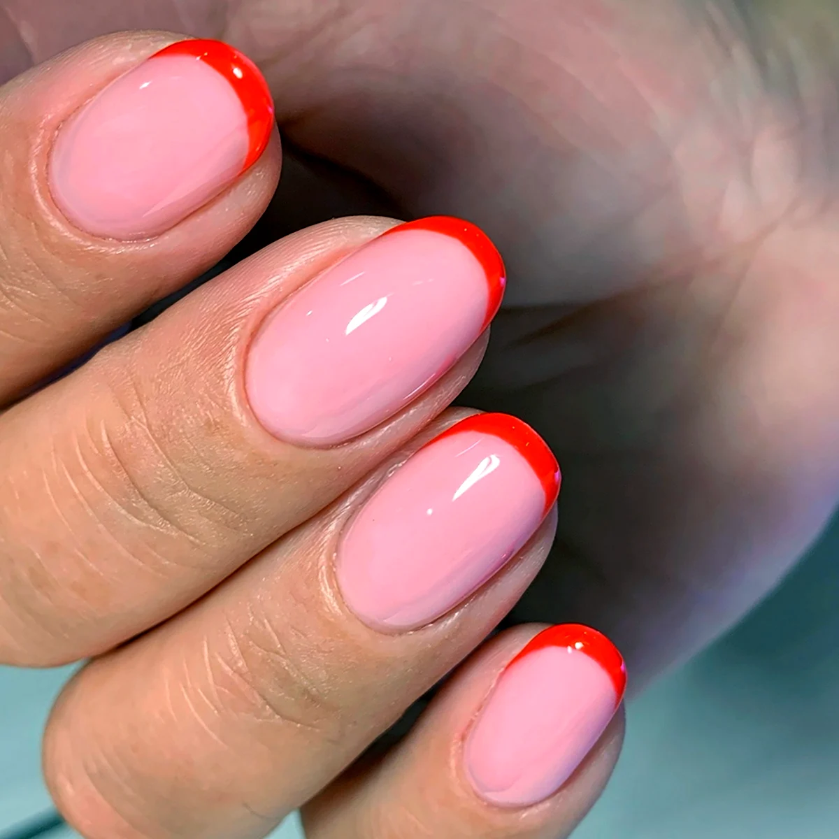 Оранжевый френч