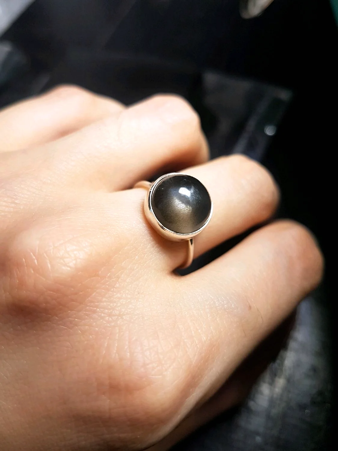 Кольцо с камнем