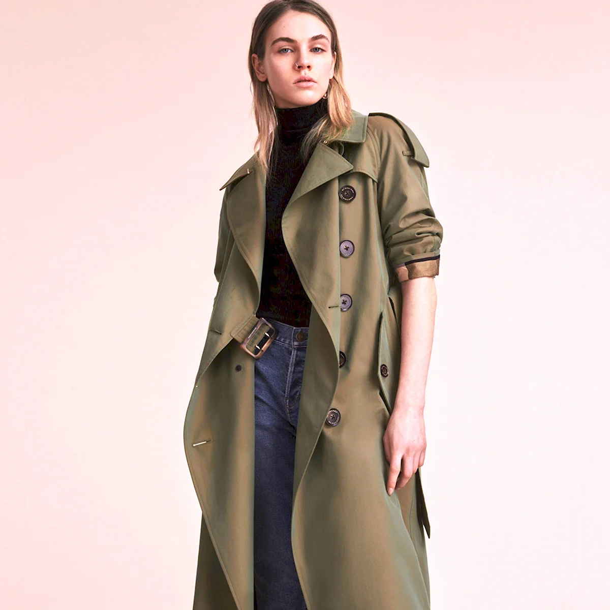 Тренч хаки Burberry