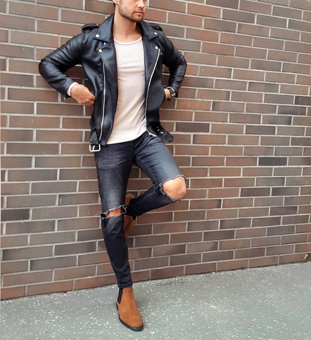 Мужские образы с косухой