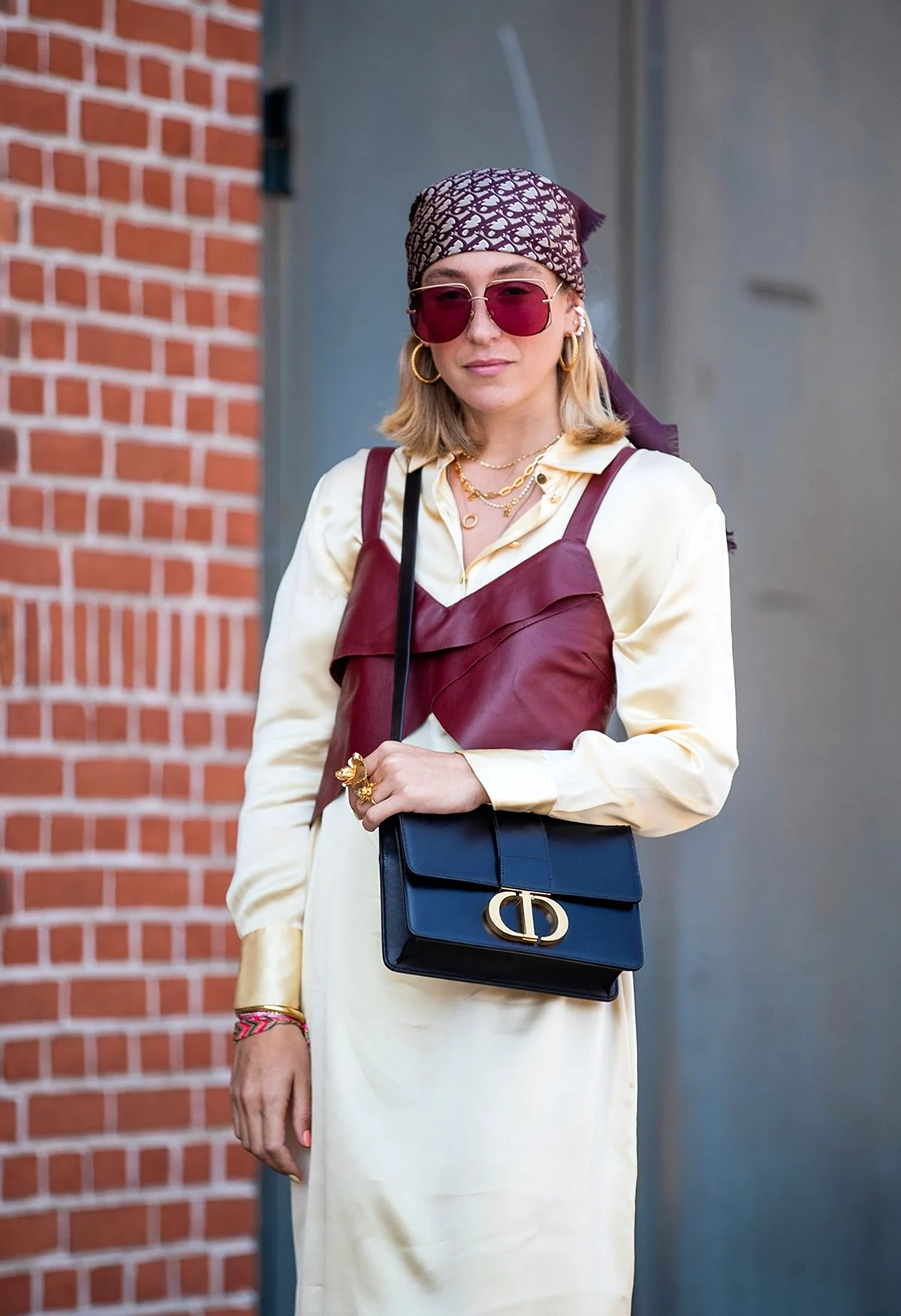 Стильные образы с платком на голове